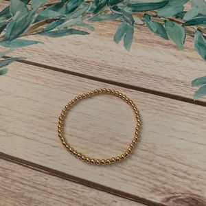 14 K gold filled bracelet 4mm beads